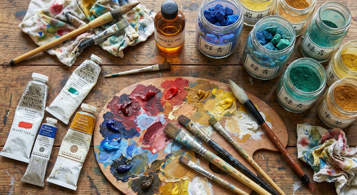 油絵と水彩ってどう違う？　岩絵具って何？　美術鑑賞が10倍面白くなる「画材とマテリアル」入門