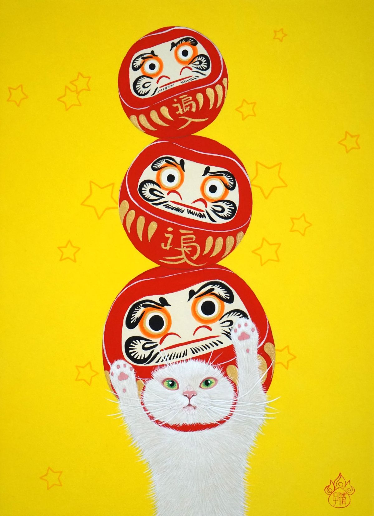 猫かぶり‐だるまさん