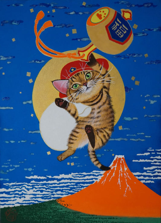 猫かぶり‐だいこくにゃん(凱風快晴)