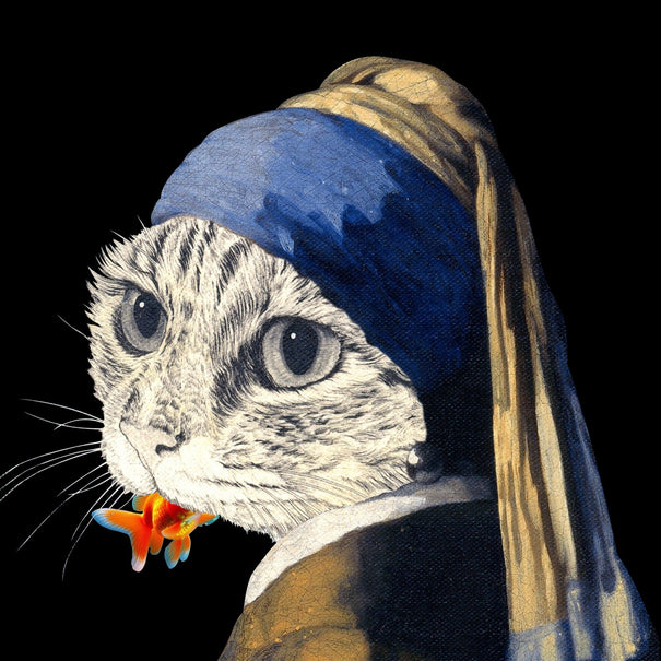 チャンスを掴む猫