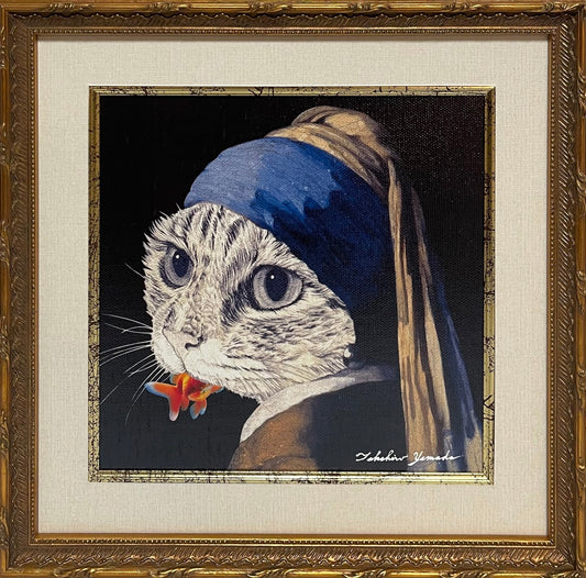 チャンスを掴む猫