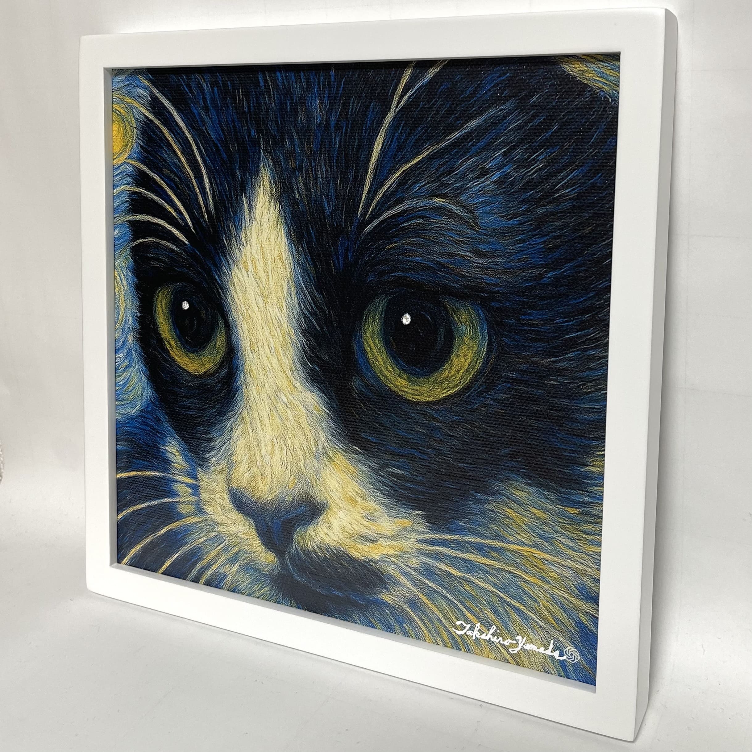 新作コッポラオリジナルアート作品 『金のまなざし』ねこアート yamadatakahiro-art-024.jpg?v=